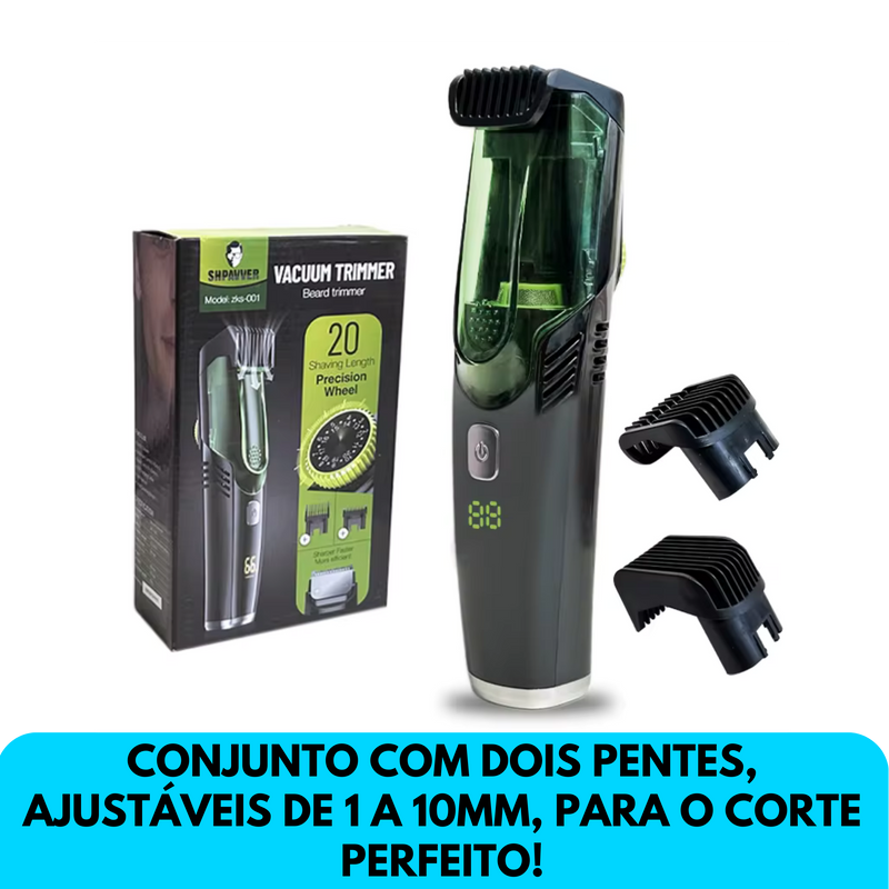 [PROMOÇÃO EXCLUSIVA: COMPRE 1 E GANHE UM KIT PÓS-BARBA GRÁTIS] Máquina de Barbear a Vácuo - Hairvac™