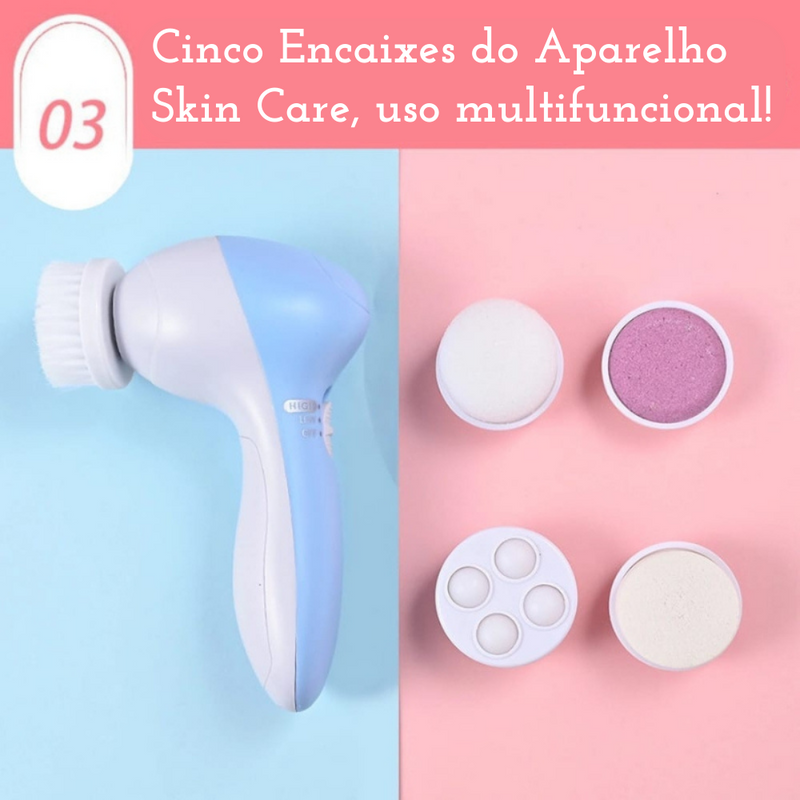 Skin Care - Escova de Limpeza Facial Elétrica™