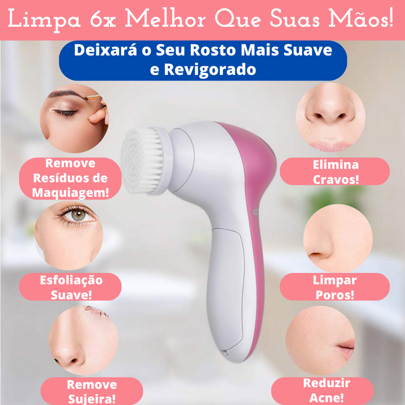 Skin Care - Escova de Limpeza Facial Elétrica™